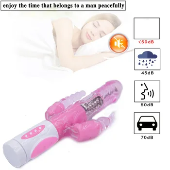 G-Spot Rabbit Vibrator til Kvinder Klitoris Stimulator Massage Erotisk Dobbelt Anal Vibrator Dildo Sex Legetøj for Voksne Kvinde 1