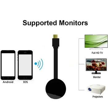 G4 TV Stick Smart TV Dongle til Android Miracast WiFi HDMI-kompatibel Adapter den Trådløse TV-Skærm Dongle mediestreamer Stick 5