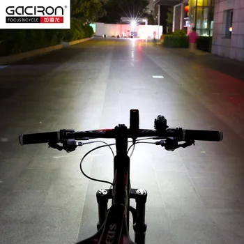 Gaciron V9F-600 Cykel Forlygte USB Oplade det Interne Batteri XGP3 LED Dagslys Tone Cykel Lys Lommelygte Torch Lanterne 4
