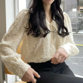 Gagaok To Stykke Tøj til Kvinder 2020 Foråret Efteråret Ny Kontor Dame koreanske Chik fransk Elegante Jakkesæt Kvast Shirts + Kjoler 0