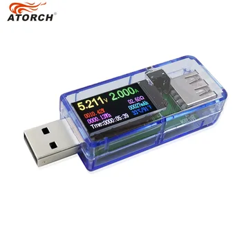 Gratis forsendelse 10stk/lot-13-i-1 USB-tester qc2.0/qc3.0 5v/9v/12v/20v dc digital voltmeter detektor power bank oplader indikator 7534