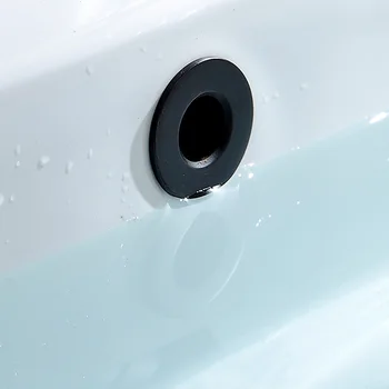 Gratis Forsendelse Nye Design-Håndvask Håndvask Overløb Dække Messing Rund Ring Badeværelse Håndvask Sæt Pæn Dekorere Pladen 4