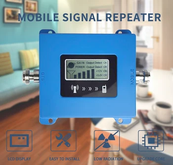 GSM-Repeater 2G 3G 4G 800 1800 2100 2600 LTE Trådløse Signal Forstærker 4G Trådløse Amplifie Mobile DCS Signal Forstærker Booster 3