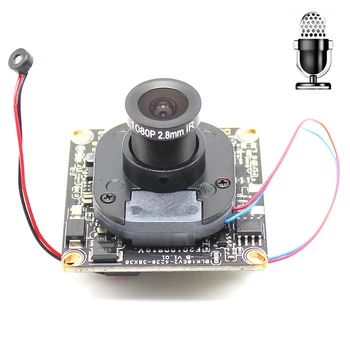 H. 265 1080P IP-Kamera Modul Bord Med Mikrofon Lyd Afhentning XMEYE 1080P ONVIF H264 Mobil CCTV IRCUT DIY CCTV 1