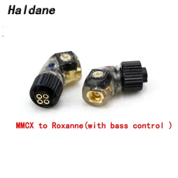 Haldane Hovedtelefon Stik til H24 Roxanne 24 Iriver AK R03 AKR02 UM PP6 at MMCX/0.78 mm Kvindelige Converter Adapter (med bas kontrol） 0
