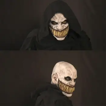 Halloween Horror Maske Mumie Maske Ulækkert Rådne Ansigt Hovedbeklædning Zombie Kostume Part Hjemsøgt Hus Horror Rekvisitter Skræmme Folk 4