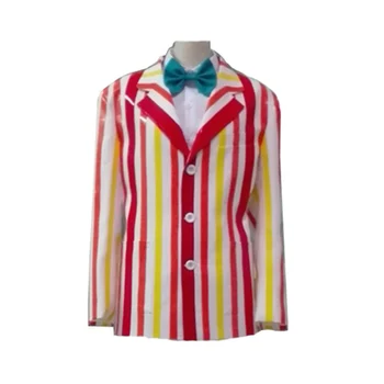Halloween kostumer Mary Poppins Bert cosplay kostume tøj filmens karakter, Dick Van Dyke kostumer frakke, hat og slips 1
