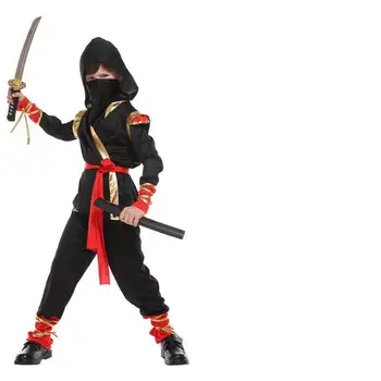 Halloween Kostumer Til Drenge Dragon Ninja Anime Kostume Piger Kriger Carnival Cosplay Fancy Kjole Part Op For Kids Børn 0