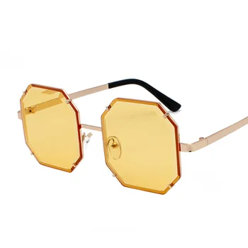 HBK Fashion Square Solbriller Modis Unisex Oculos De Sol Feminino 2019 Luksus Kvinder Brand Designer solbriller UV400 Vintage 4
