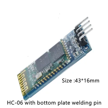 HC-05 HC 05 hc-06 HC 06 RF Trådløs Bluetooth-Transceiver Slave Modul RS232 / TTL til UART-omformer og adapter 2