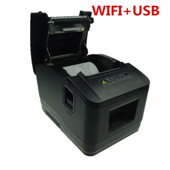 Helt ny WIFI-forbindelse til printer af Høj kvalitet 80mm modtagelsen bill Lille billet POS-printer automatisk skæring udskrivning hastighed Hurtigt 5175