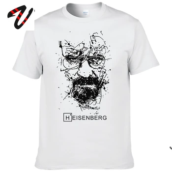 Helt Nye Heisenberg Breaking Bad Portrætter Tshirt 2019 Nye Ankomst Kvinder Mænd Casual T-Shirt Mænd Camisetas Homme Tøj Shirt 782
