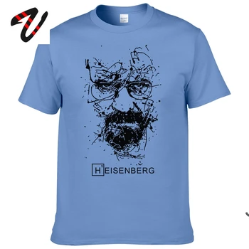 Helt Nye Heisenberg Breaking Bad Portrætter Tshirt 2019 Nye Ankomst Kvinder Mænd Casual T-Shirt Mænd Camisetas Homme Tøj Shirt 2
