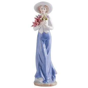 [HHT] Moderne Minimalistisk Kvindelige Figur Skulptur Ornamenter Kvinde, Pige Karakter Statue Stue Vin TV-Kabinet Home Decor 3164