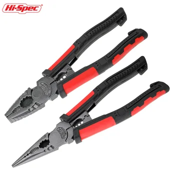 Hi-Spec Multifunktions-Sæt Værktøjer Tænger Wire Cutter Stripper Crimper Nål Næse Nipper Ledning Stripping Crimpning Håndværktøj 2
