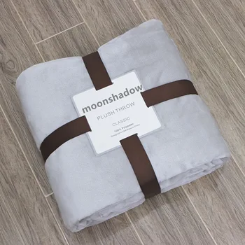 Hjem polar Tekstil-microfiber firkant tæppe dække seng 150*200cm bærbare stor tyk fleece tæppe, sofa pink tæppe 0