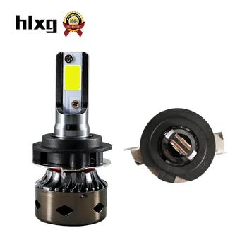 HLXG 2STK 12000LM H7 LED Pærer Med Stik Adapter Holder led forlygte lampe canbus fri Bil H7 led 4