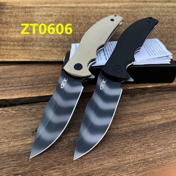 Hot nye ZT 0606 kugleleje folde kniv ZT 0606 9cr14mov Blade G10 håndtere EDC Camping kniv 0606/ 0920 /0095 1