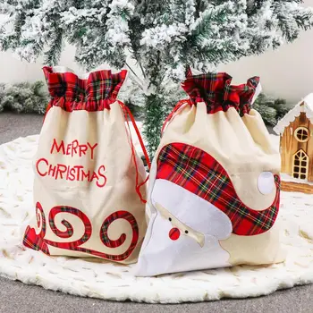HUIRA Christmas Candy Gave Poser Glædelig Jul Indretning til Hjemmet Jul 2020 Noel Indretning Julegave Til Kids Xmas Pynt 0