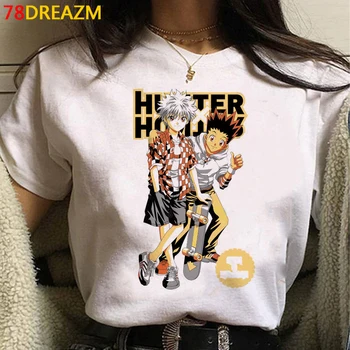 Hunter x Hunter Killua Hisoka tøj mandlige 2021 par streetwear tshirt streetwear tumblr 0