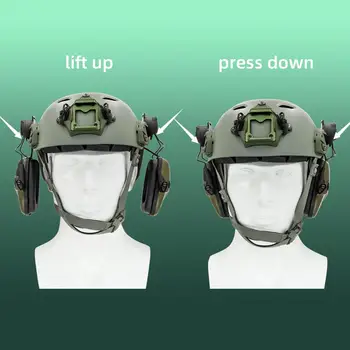 HURTIG hjelm ARC styr adapter til taktiske jagt høreværn beskyttende høreværn elektronisk skydning headset 4
