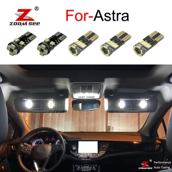 Hvid fejlfri LED mirror lampe + LED Pære bagagerum indre Læsning dome kort lys til Opel Astra H J K ( 2004 til 2012-2018 ) 4