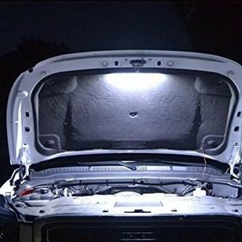 Hvid Under Kølerhjelmen LED Lys Kit Med Automatisk Tænd/sluk Universal Auto Tilbehør Bil lys 3