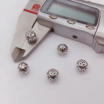 Håndlavet 925 Sølv Perler af Sterling Sølv, Løse Perler DIY-Lucky-Symbolet Perler Smykker Resultater 0