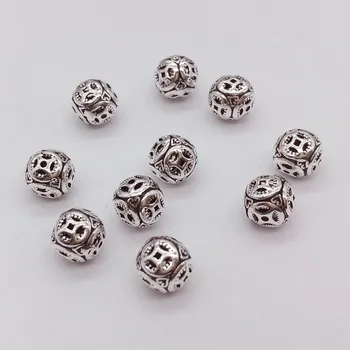Håndlavet 925 Sølv Perler af Sterling Sølv, Løse Perler DIY-Lucky-Symbolet Perler Smykker Resultater 4