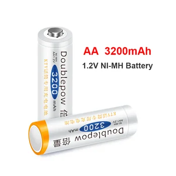 Høj kapacitet AA genopladelige NI-MH-batteri 3200mah 1,2 V AA batteri til Toy termometer mus lommeregner batterier 5