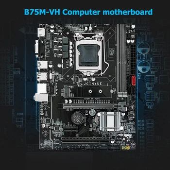 Høj kvalitet B75M-VH B75 LGA1155 2xDDR3 Processor Hukommelse Bundkort PCI-E M. 2 NVME Micro-ATX Desktop Bundkort 0