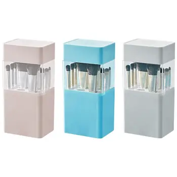 Høj Kvalitet Makeup Børste 2 I 1 Støvtæt Bærbare Kosmetisk Pensel Lufttørring Opbevaringsboks Container 1