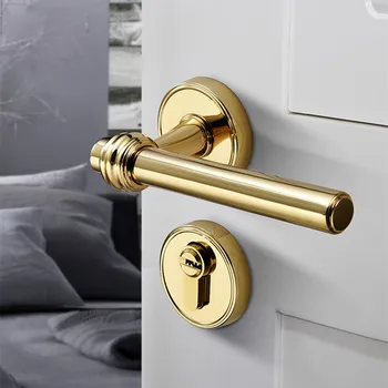 Høj Kvalitet Moderne Guld Indvendige dørhåndtag Døren Hardware Håndtag til Indvendig Dør 3