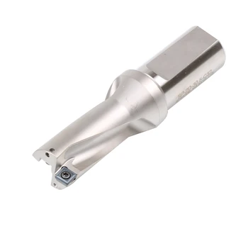 Høj præcision 14-32mm CNC vendbare U bore 2D SP vendeskærsbor Øvelser for metal 13 14.5 15.5 Diameter power drill 3