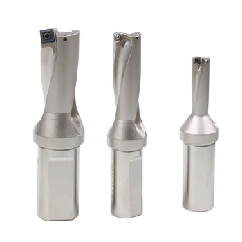 Høj præcision 14-32mm CNC vendbare U bore 2D SP vendeskærsbor Øvelser for metal 13 14.5 15.5 Diameter power drill 4