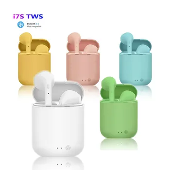 I7 tws Mini TWS Trådløse Bluetooth-Hovedtelefoner 5.0 Hovedtelefoner, Sport Earbuds Headset Med Mic Opladning Kasse Til alle smartphones 4