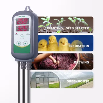 Inkbird ITC-308 WIFI EU Plug Digital temperaturregulator Termostat Regulator , Dobbelt Varme relæ 1 & 1 Køling Homebrewing 3