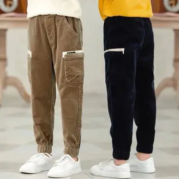 INS HOT Piger' fløjlsbukser bukser 4-13 år gamle efteråret og vinteren velvet fortykkelse koreanske piger, fløjlsbukser bukser barn bukser