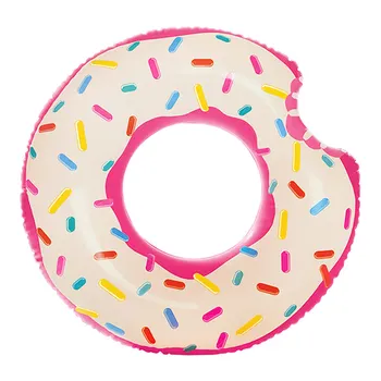 INTEX hjul oppustelige jordbær Donut 107x99 cm, oppustelige donut float, pool spil, strand legetøj for børn 4