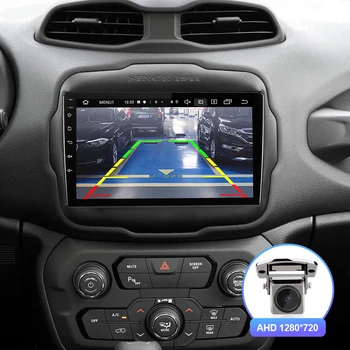 ISUDAR V72 QLED Android bilradioen Til Jeep Renegade 2016 2017 2018 GPS-Car Multimedia-RAM 6G ROM 128G Kameraet Ikke 2din 9944