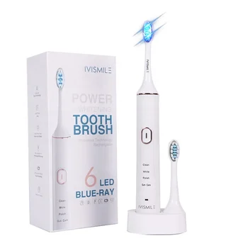 IVISMILE Ultralyd Elektrisk Tandbørste Scaler Remover Tand Pletter Tandblegning Tandbørste Tandlæge USB-Opladning, Vaskbar 3