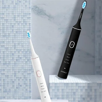 IVISMILE Ultralyd Elektrisk Tandbørste Scaler Remover Tand Pletter Tandblegning Tandbørste Tandlæge USB-Opladning, Vaskbar 5