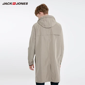 JackJones Mænds Forår Mode Casual Business, Mid-længde Stil Trench Coat Herretøj| 219121501 3