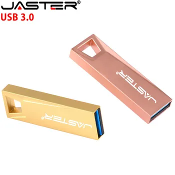 JASTER USB 3.0-metal-USB-Flash-Drev 64GB 32GB, 8GB 16GB, 4GB USB Stick Metal Pen-Drev Reelle Kapacitet er Vandtæt Customized Logo 2