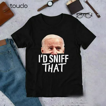 Jeg vil Snuse til Det. Anti Joe Biden Sjove Unisex T-Shirt Sort Bomuld S-3XL 2
