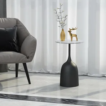 Jern, metal, beslag, Nordic light luksus side flere marmorgulv, te-bordet høj temperatur nano male stue sofa sofabord sma 0