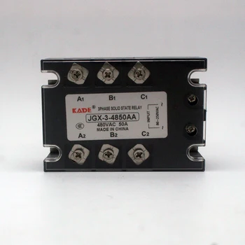 JgxSSR 10AA/25AA/40AA/50AA/60AA/80AA AC Kontrol AC Tre Fase Solid State Relæ 480VAC 80-250VAC 1