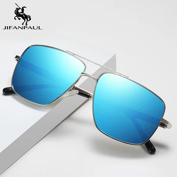 JIFANPAUL Nye Brand designer classic fashion luksus kvinder sol briller legering store ramme udendørs kørsel sol briller til mænd 2