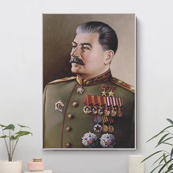 Joseph Stalin Portræt HD Væg Kunst, Lærred, Plakater, Print Maleri Væg Billeder for Moderne Stue Hjem Dekoration Kunst 3