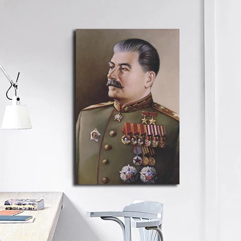 Joseph Stalin Portræt HD Væg Kunst, Lærred, Plakater, Print Maleri Væg Billeder for Moderne Stue Hjem Dekoration Kunst 5
